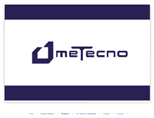 Tablet Screenshot of metecno.es